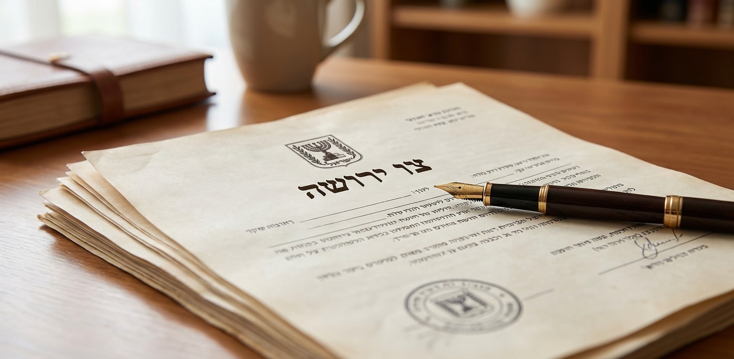מהו צו ירושה ומתי צריכים אותו